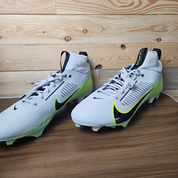 New Nike Vapor Edge Pro 360 2 Football Cleats Grey Green Mens Size 16 DA5456-004 - Picture 5 of 15